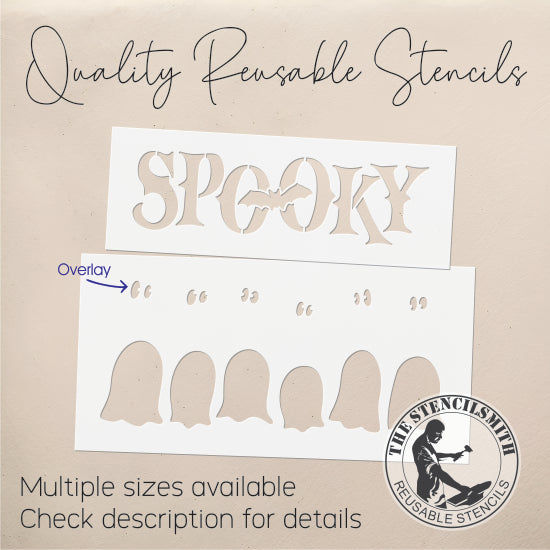 10606 Spooky Ghosts Block Stencil Set