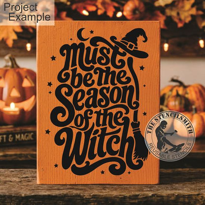 10607 Must Be The Season Of The Witch Stencil