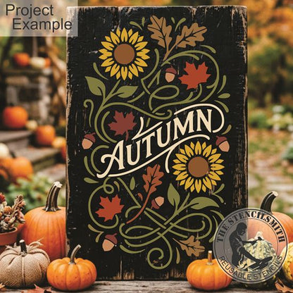 10608 Autumn Stencil
