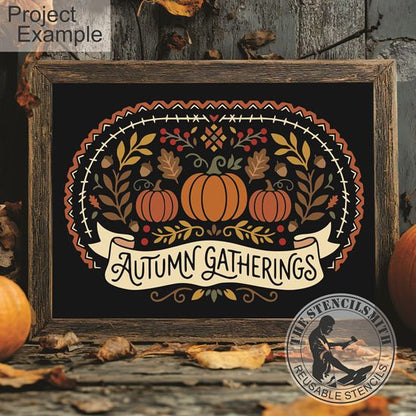 10618 Autumn Gatherings Stencil