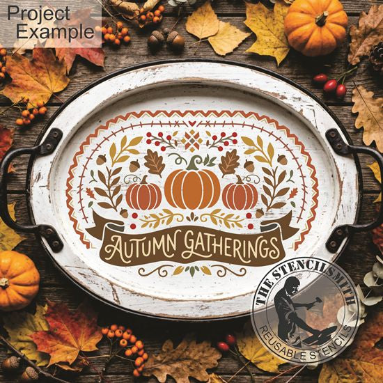 10618 Autumn Gatherings Stencil