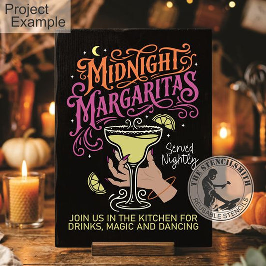 10622 Midnight Margaritas Stencil