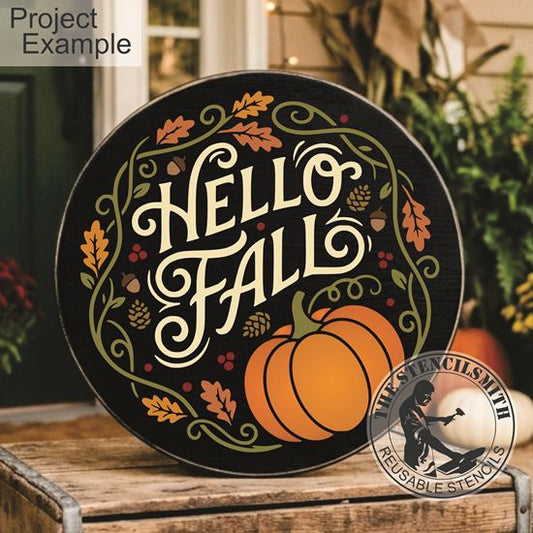 10711 Hello Fall Stencil