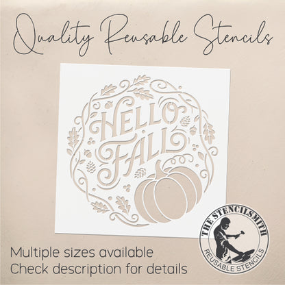 10711 Hello Fall Stencil