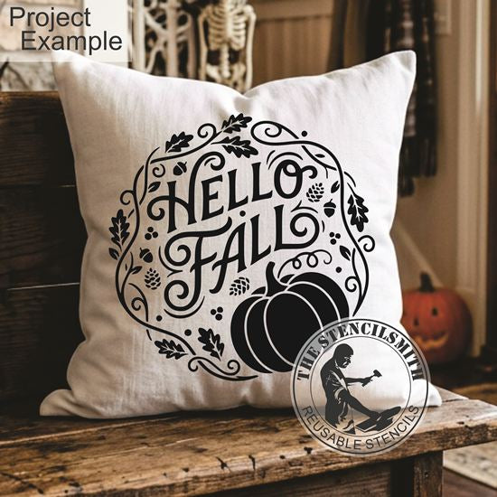 10711 Hello Fall Stencil