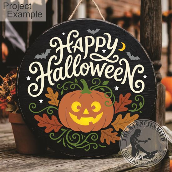10718 Happy Halloween Stencil