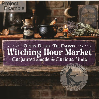 10729 Witching Hour Market Stencil