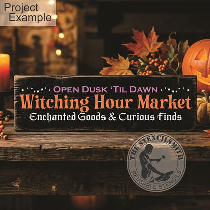 10729 Witching Hour Market Stencil