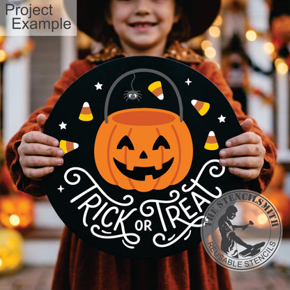 10737 Trick Or Treat Stencil