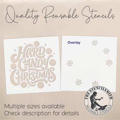 10748 Hard Candy Christmas Stencil