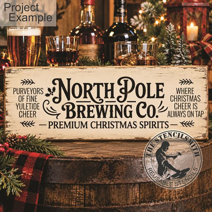 10759 North Pole Brewing Co. Stencil