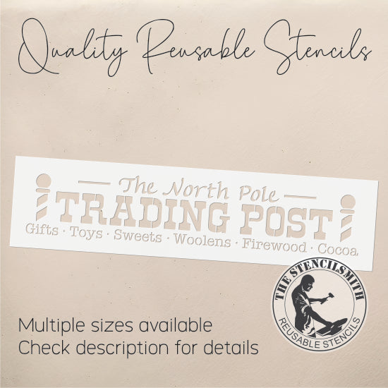 10762 North Pole Trading Post Stencil
