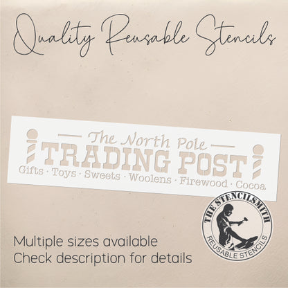 10762 North Pole Trading Post Stencil