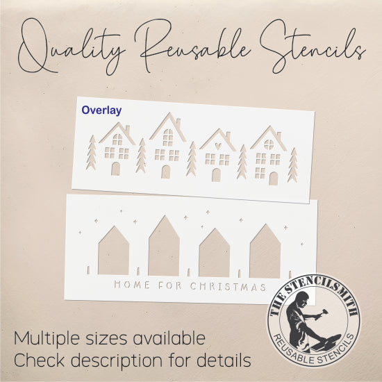 10769 Home For Christmas Stencil