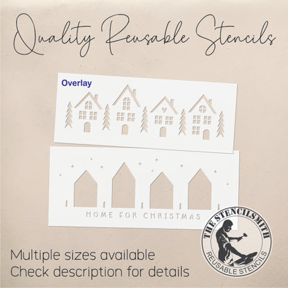 10769 Home For Christmas Stencil