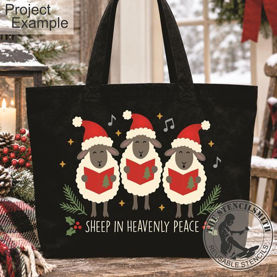 10771 Sheep In Heavenly Peace Stencil