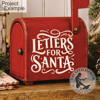 10779 Letters For Santa Stencil