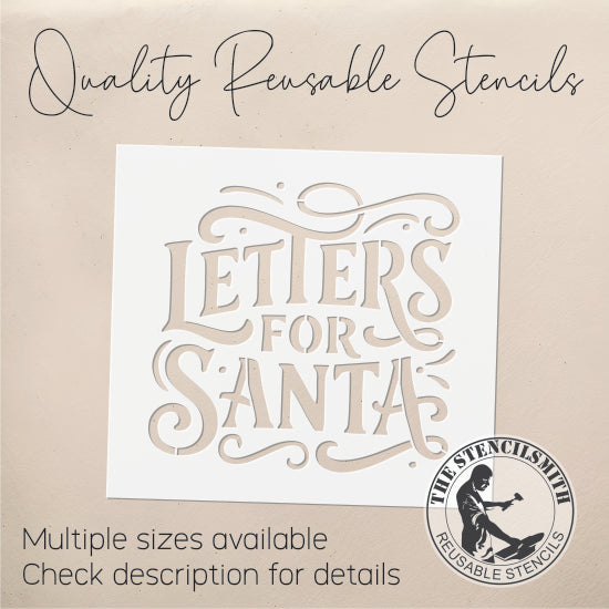 10779 Letters For Santa Stencil