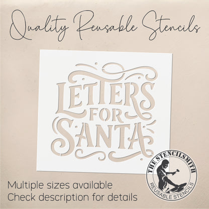 10779 Letters For Santa Stencil