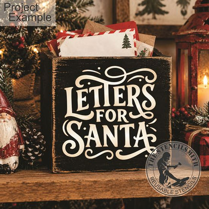 10779 Letters For Santa Stencil