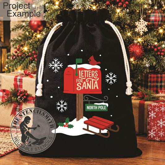 10803 Letters For Santa Mailbox Stencil