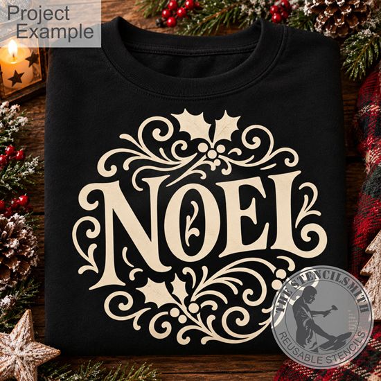 10805 Decorative Christmas Mini Stencils