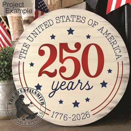 10378 United States 250 Years Stencil