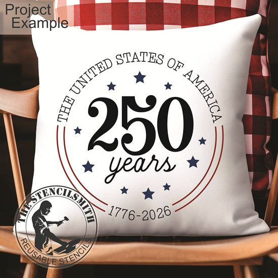 10378 United States 250 Years Stencil