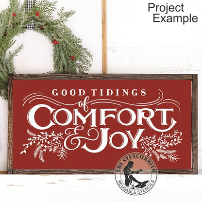 5615 Good Tidings Of Stencil - The Stencilsmith