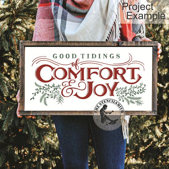 5615 Good Tidings Of Stencil - The Stencilsmith