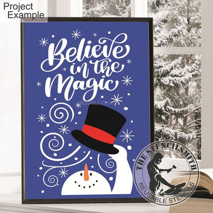 7195 - Believe in the Magic stencil - The Stencilsmith