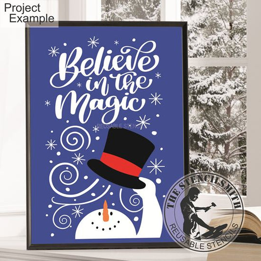 7195 - Believe in the Magic stencil - The Stencilsmith
