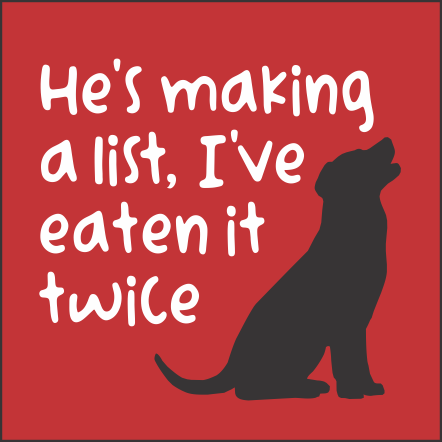 CLEARANCE #7844 He's Making A List Mini Stencil - 5.5" - 10mil white mylar