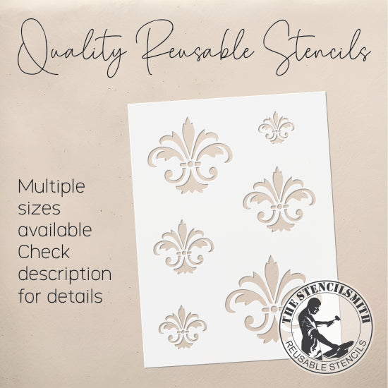 8623 Fleur De Lis Stencil