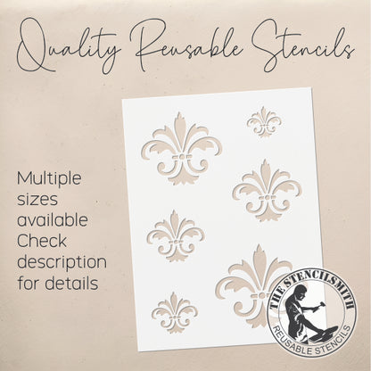 8623 Fleur De Lis Stencil