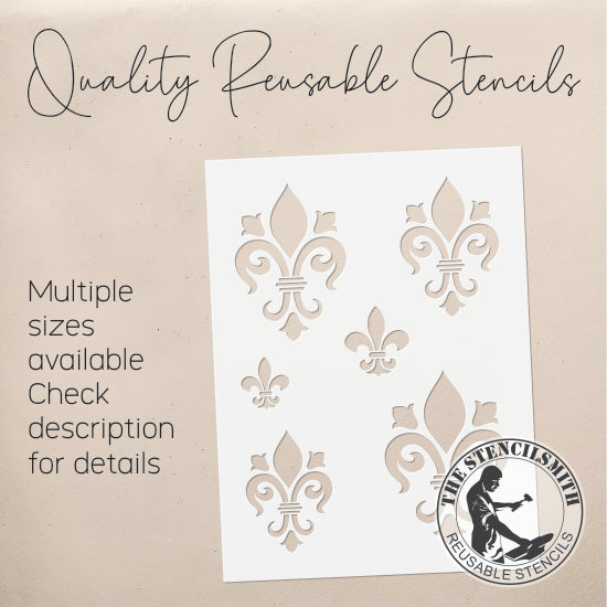 8644 Fleur De Lis Stencil