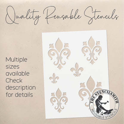 8644 Fleur De Lis Stencil