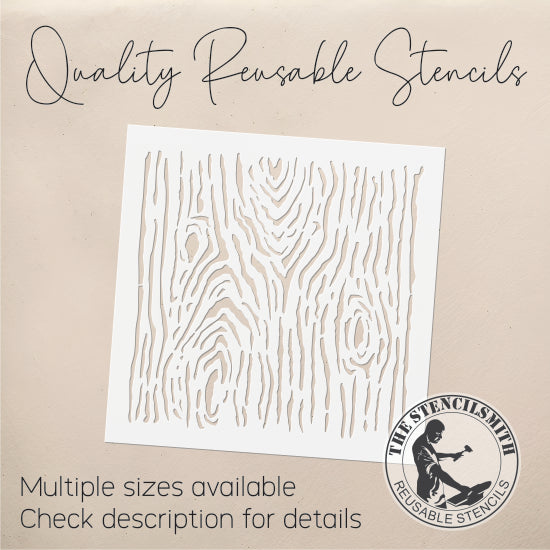 8673 Wood Grain Stencil