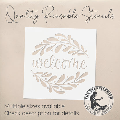8681 Welcome Stencil