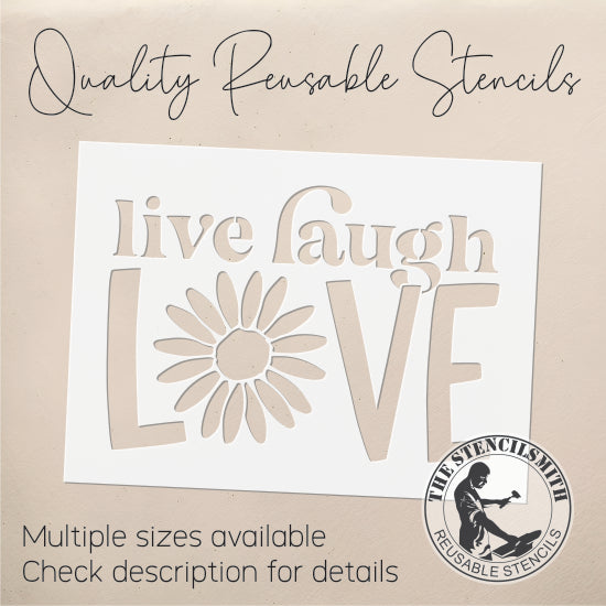 8683 Live Laugh Love Stencil
