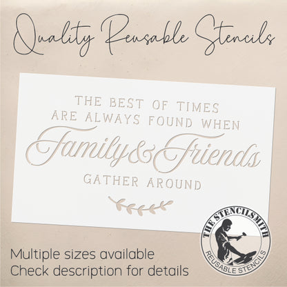 8729 The Best Of Times Stencil