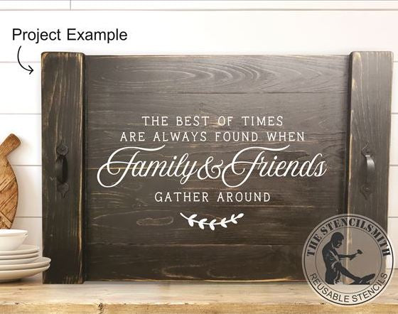 8729 - the best of times stencil - The Stencilsmith