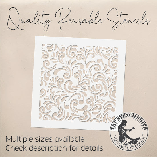 8757 - Decorative Pattern Stencil