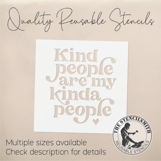 8762 - Kind People Are Stencil