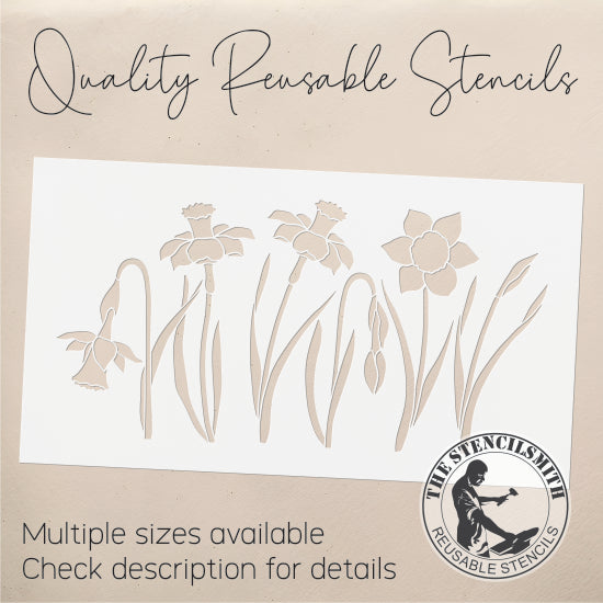 8800 Daffodils Stencil