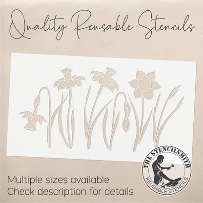8800 Daffodils Stencil