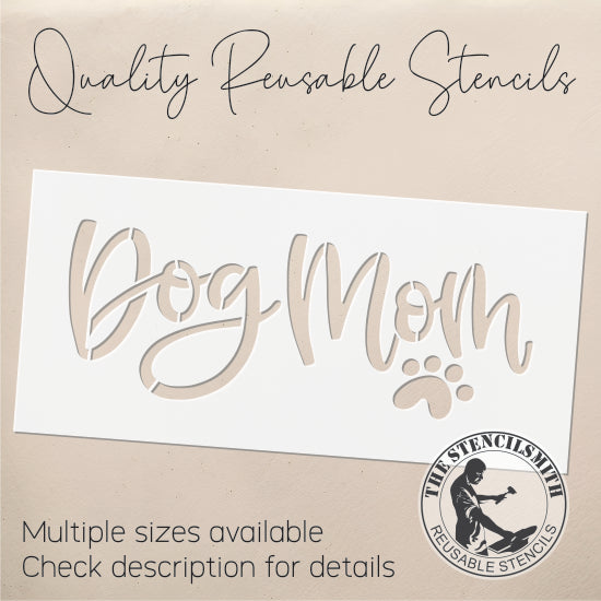 8818 - Dog Mom Stencil
