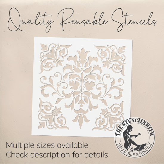 8835 - damask stencil