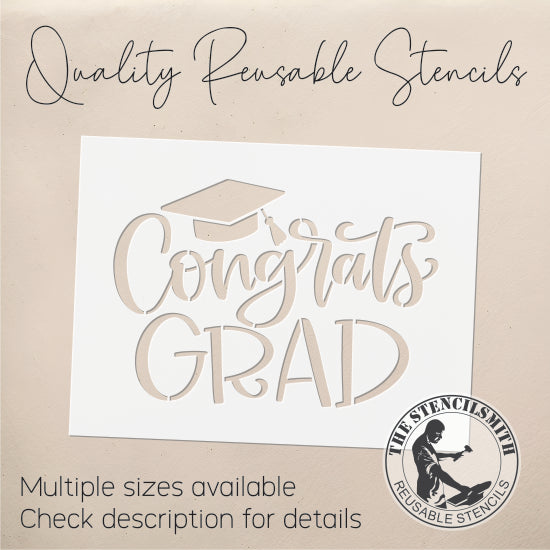 8847 Congrats Grad Stencil