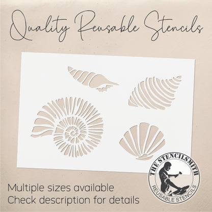 8871 seashells stencil - The Stencilsmith